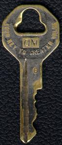 1968 GM Primary Key - Side 1