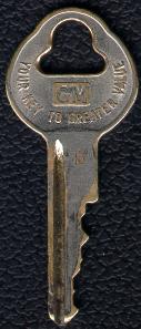 1968 GM Secondary Key - Side 1