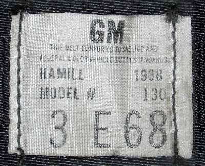 belt tag