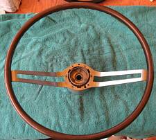 1964-1966 Buick two spoke walnut steering wheel