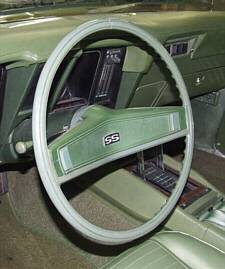 1969 Standard Steering Wheel with "SS" emblem